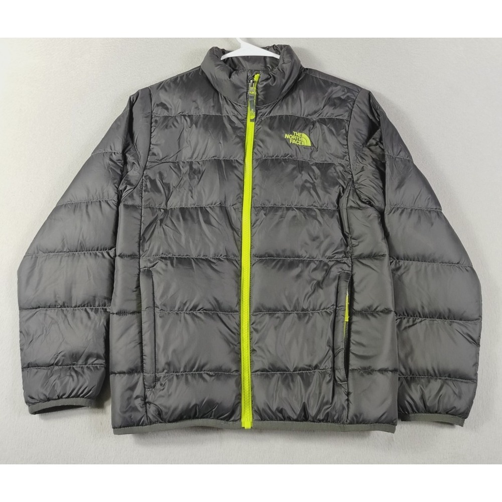 The North Face Jacket Boys 10/12 Black 550 Goose Down Puffer Insulated Winter